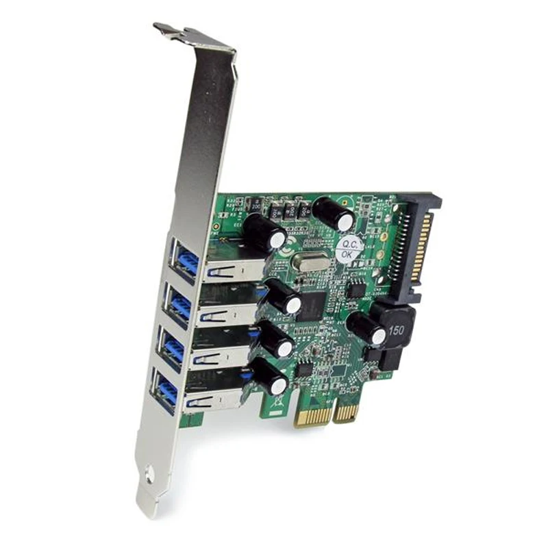 StarTech.com Tarjeta Adaptador PCI Express PCI-E cable USB 3,0 con UASP de 4 Puertos-Alimentacion SATA Drive PCIe... NEC uPD72020 StarTech.com Tarjeta Adaptador PCI Express PCI-E cable USB 3,0 con UASP de 4 Puertos-Alimentacion SATA Drive PCIe... NEC uPD72020