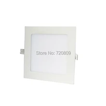 10 шт./лот 12 Вт площади светодиодный Панель потолочный светильник свет Чистый/теплый белый AC110-240V