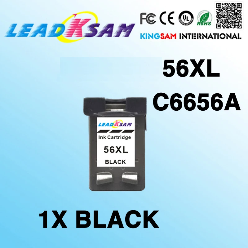 1pcs black Ink Cartridge compatible for hp56 56XL 450 5150 5550 5650 9650 PSC 1315 1350 2110 | Компьютеры и офис