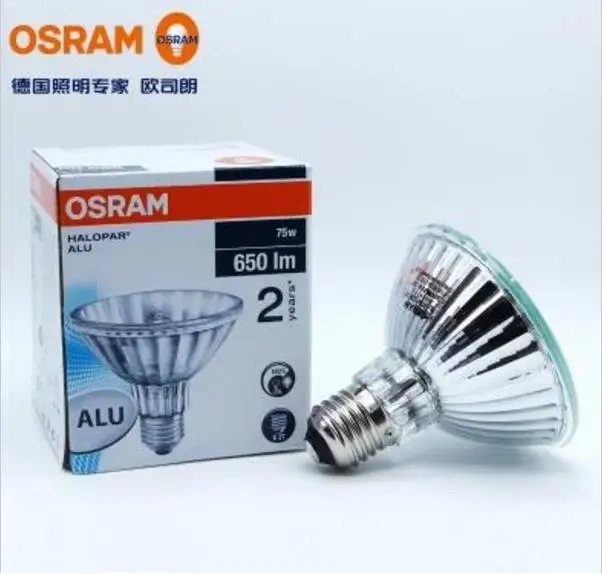 

OSRAM 64841SP 75W PAR30 230V E27/ES Spot 10 degree bulb,HALOPAR 30 64841 SP halogen lamp 220V-240V