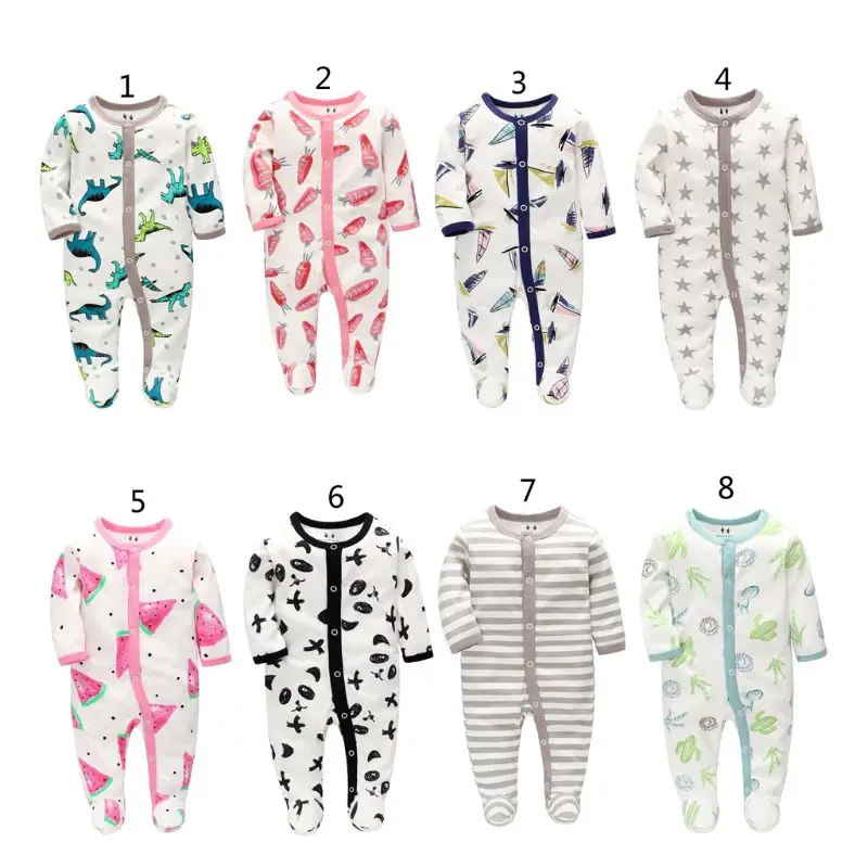 

InfaCartoon Baby Clothes Girl&Boys Long Sleeve Jumpsuits Baby Rompers Baby Grow Sleepsuits Baby Romper