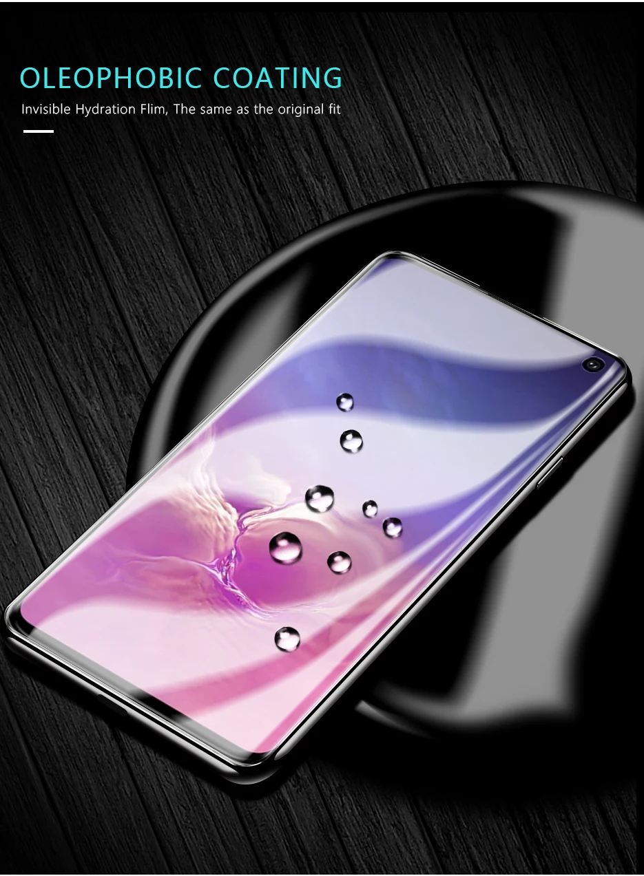 CHYI 3D изогнутые пленка для samsung Galaxy S10 5g S10+ S10E lite Экран Full Cover Nano гидрогель фильм не закаленное Стекло