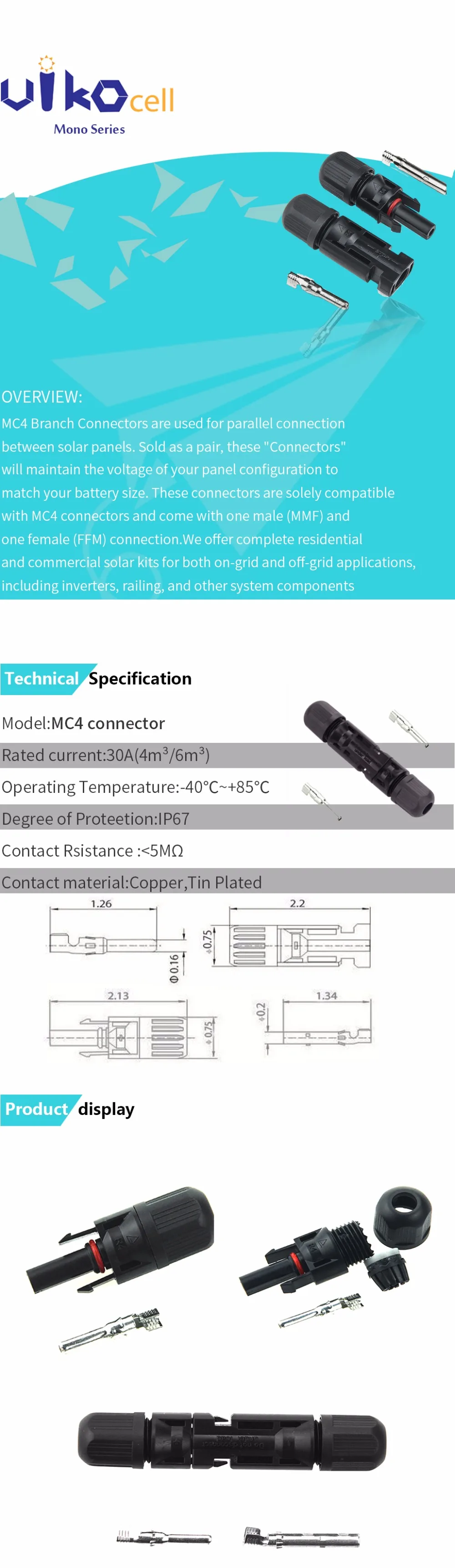 50 пар Мужской и Женский адаптер MC4 разъем солнечных батарей используется для солнечной кабель 2.5mm2 4mm2 6mm2