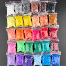 500 шт./пакет perler PUPUKOU бусины 2,6 мм Хама бусины для детей образовательных головоломки игрушки "Сделай своими руками" предохранитель Pegboard