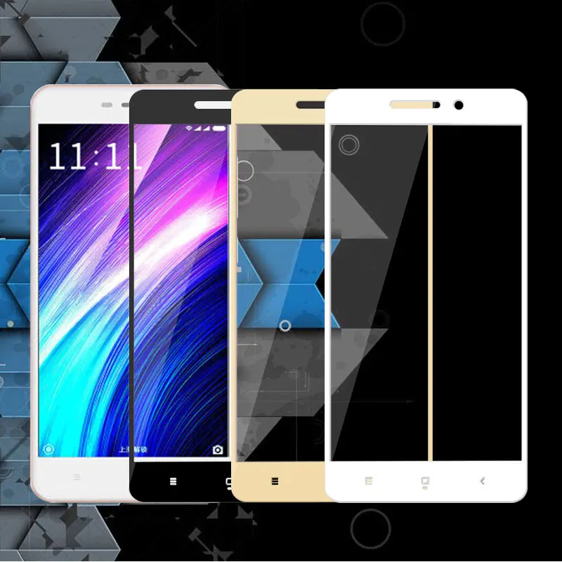 

Front Tempered Glass For Xiaomi Redmi 4A Protector Film Full Screen Protective Redmi 4A redmi4a Screen Protector