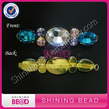 

Free shipping+ 50 pcs/lot +Colorful acrylic stones alloy bikini connector