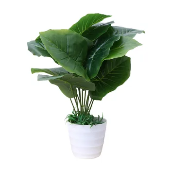 

1Pc 45cm Artificial Bonsai Plastic Indoor Plants with Pots for Home Window Office