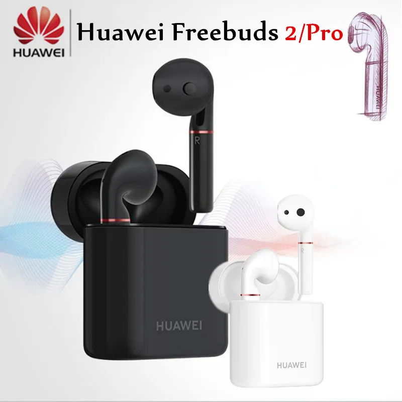 

Original Huawei FreeBuds2 FreeBuds 2 Pro Bluetooth 5.0 Touch Control Earphone AI True Wireless Headset IP54 Waterproof FreeBuds