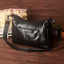 Женская Повседневная сумка через плечо из натуральной кожи, сумка через плечо, сумка для путешествий и покупок, первый слой из воловьей кожи, сумка-мессенджер