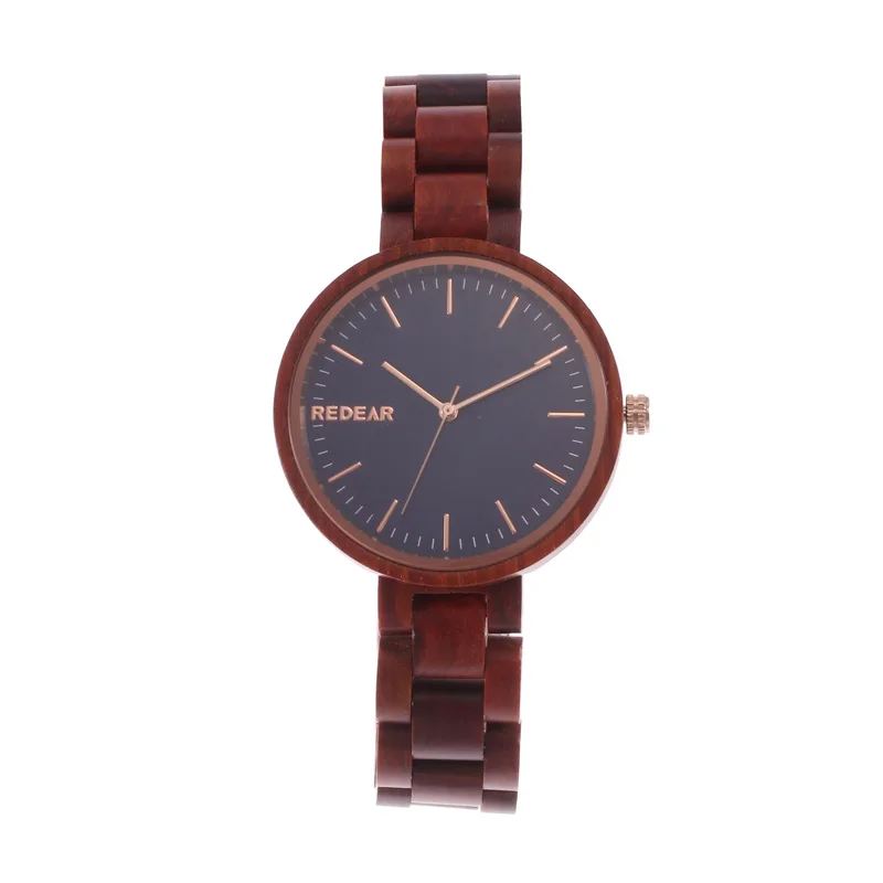 

2018 Men's Watch Wooden Watch Sleek Minimalist Personality Creative Ladies Watch Sturdy Week Calendar Display Unisex Gift