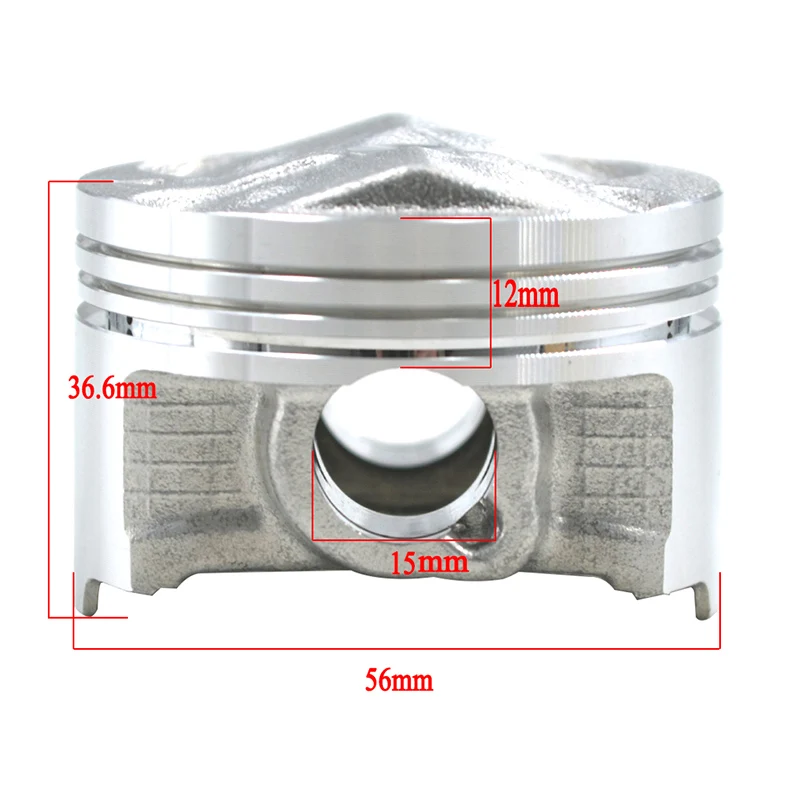 

STD +25 +50 56mm 56.25mm 56.5mm 56.75mm 57mm motorcycle engine piston rings for Yamaha FZ400 1997 1998 1999