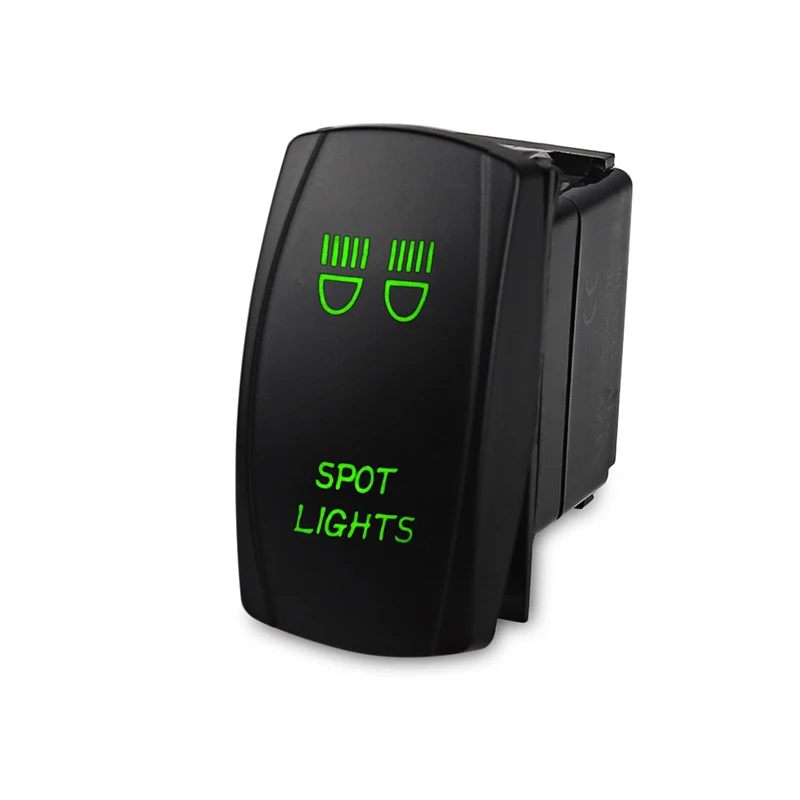 

On-Off Auto Car Boat Truck Marine Toggle Rocker Switch Waterproof 12V/20A 24V/10A Led Light Bar SPST Rocker Switch 12V 24V