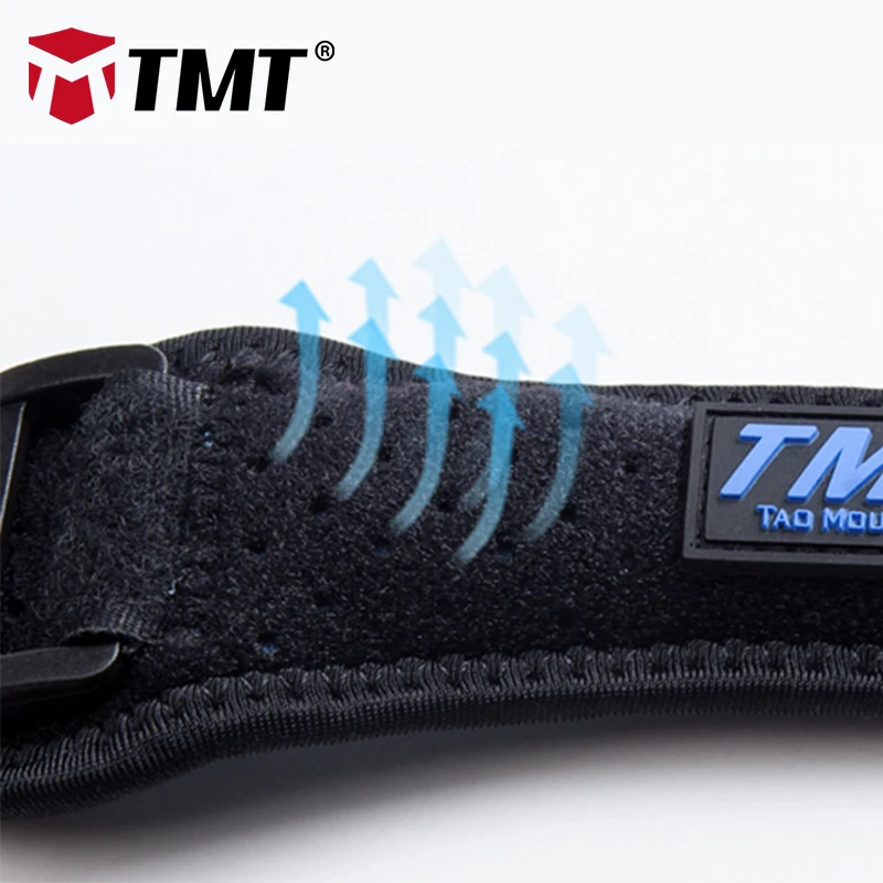 TMT تنفس honeycombed القماش شبكة الرضفة سيليكون حامي طوقا الكرة الطائرة كرة السلة الحرس الركبة دعم دعامة للركبة