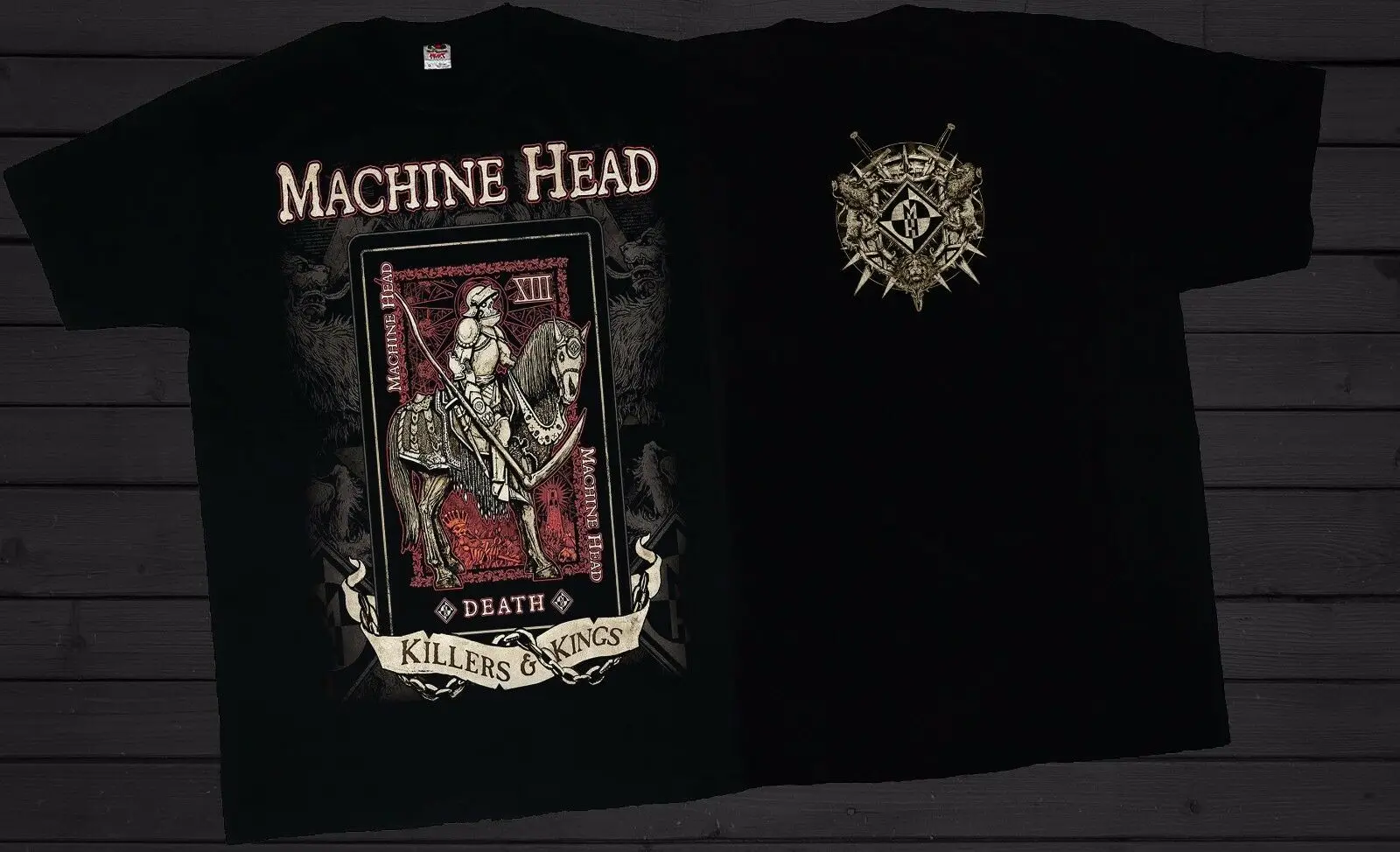 MACHINE HEAD-Killers &amp Kings-американская хеви-метал группа T_shirt-Размеры: S до 6XL Модная