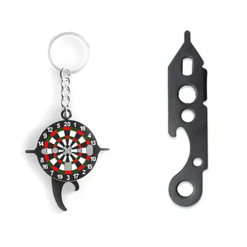 

Keychain Dart Wrench Tool Tighten Darts Shafts Beer Bottle Opener Indoor Game Accessories