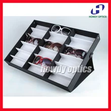 18B 18 Слот очки витрина для солнцезащитных очков коробка чемодан доступен для размещения 18 шт очков