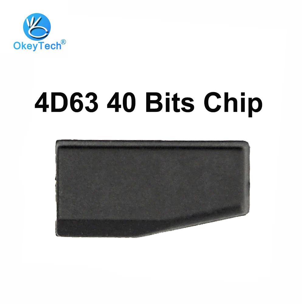 Чип транспондера OkeyTech 4D63 40 бит чип ID83 4D 63 Ceremic авто ключ пустые карбоновые чипы для
