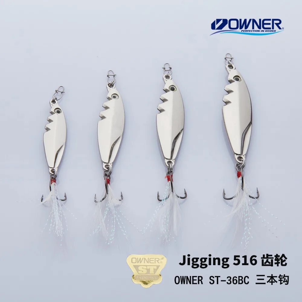 YAPADA Jigging 516 Gear 20 25 г усиленный тройной крючок 70 75 мм разноцветное перо