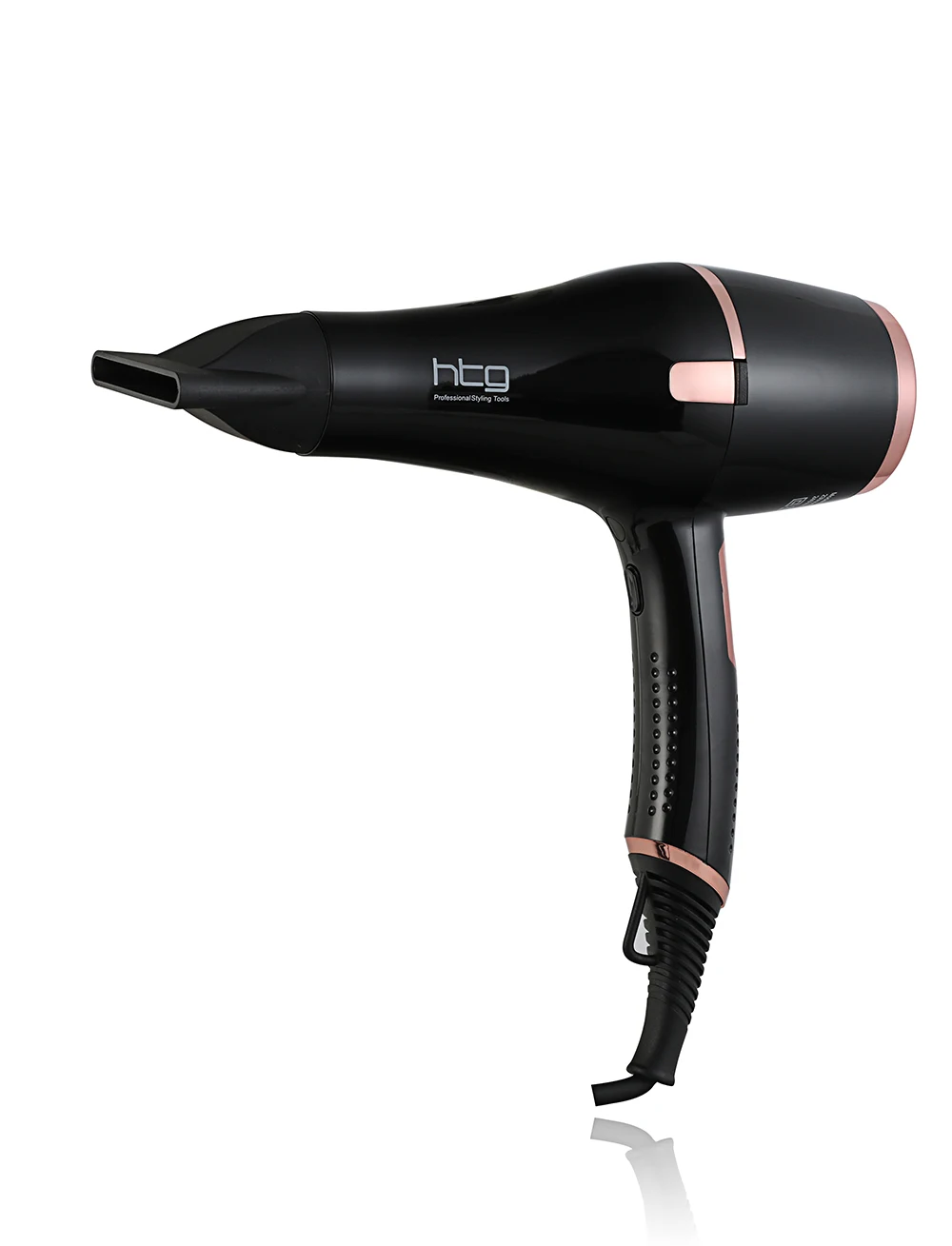 Secador de Cabelo Poderoso Profissional Tiro Frio Íon 110 v - 240 Ionic Queratina Ht037a Htg 2300 w 26 Htg 2300 w poderoso secador de cabelo