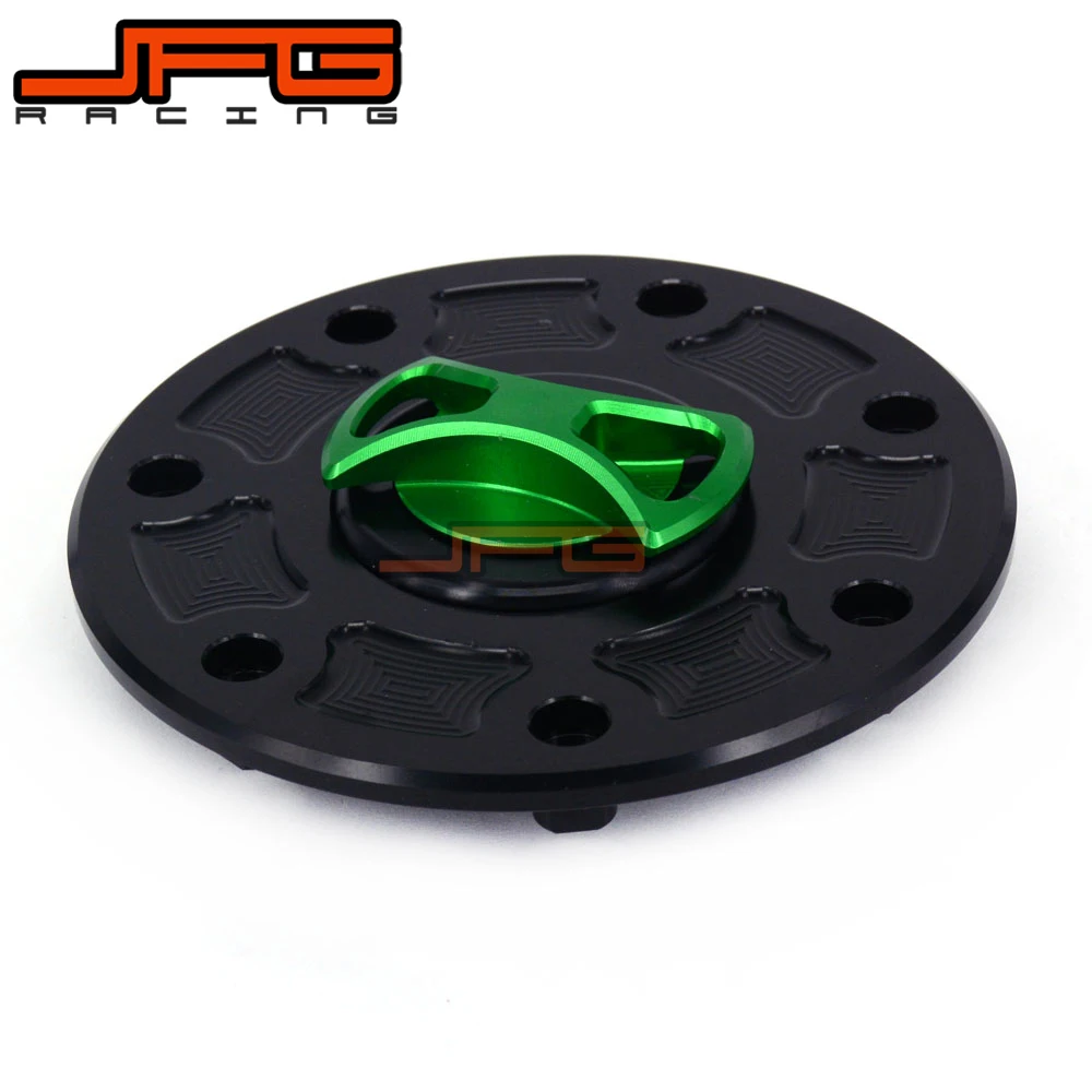Keyless Gas Fuel Tank Cap Cover For FZX 6R ZX 7R ZX 9R ZX 9RC ZX 6E