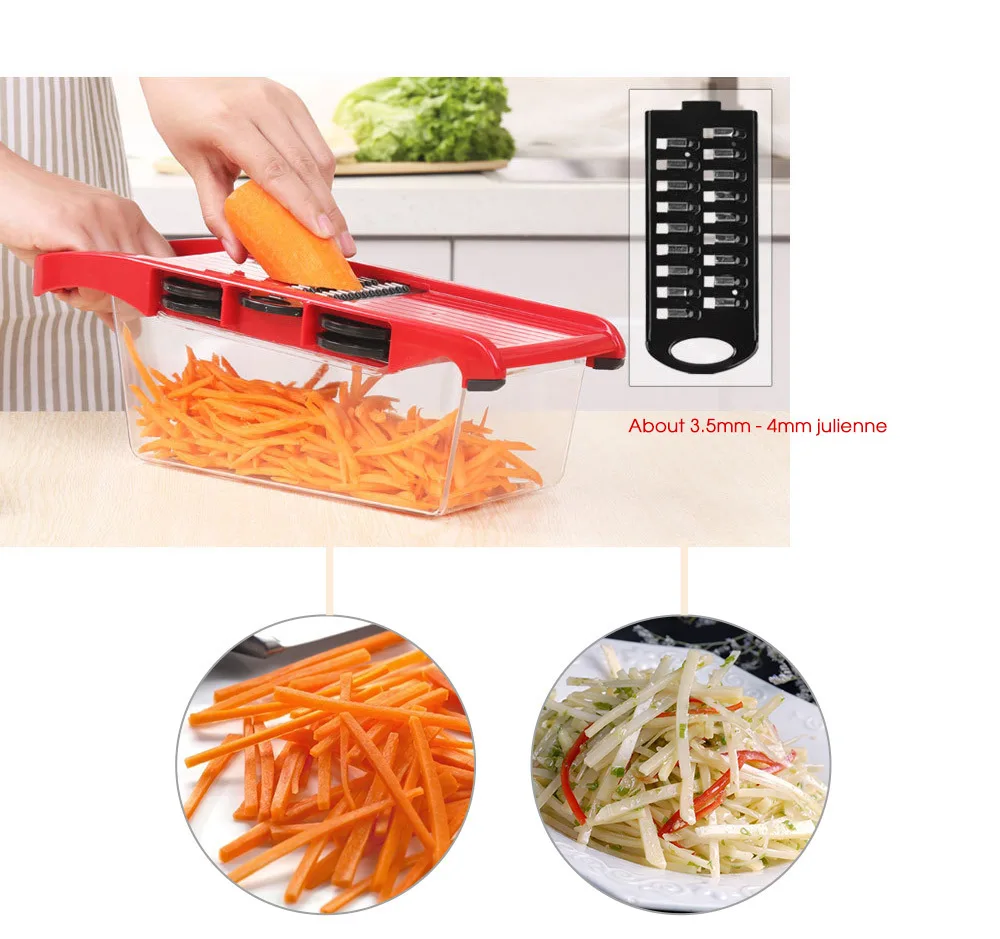 Многофункциональный картофельный механический нож для резки ломтиками овощей и фруктов нож для помидоров морковь сыра измельчители ручной терки острое лезвие пищевой контейнер
