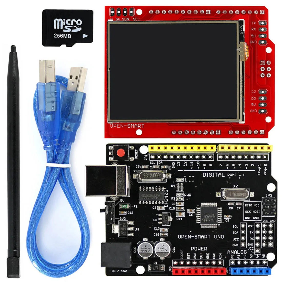 

MODIKER 2.2 Inches for TFT LCD Touch Screen Expansion Board Kit for TF Card for UNO R3 Mainboard for Arduino Programmable Toys