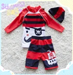 2018-Boys-Swimsuit-Two-Piece-Beach-Swimwear-Kid-s-children-Summer-Dress-jellyfish-Bath-with-Cap.jpg_640x640