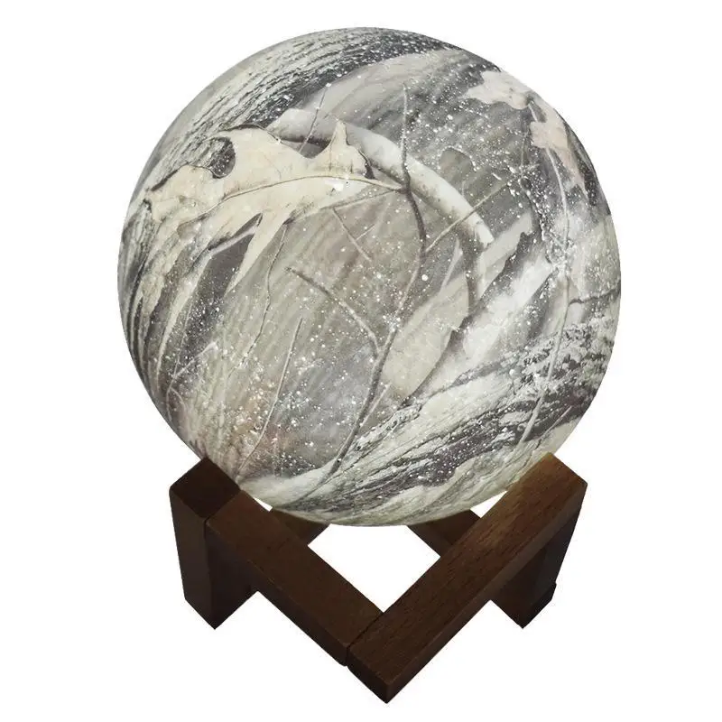 Детский подарок 3d настольная лампа окрашенный светодиодный кленовый лист Ночная