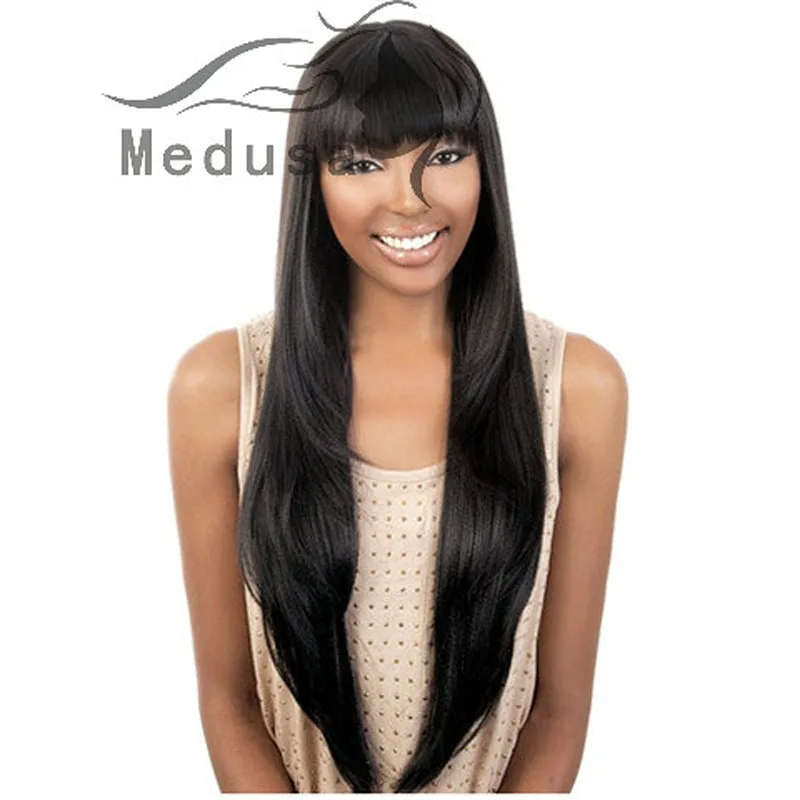 Medusa Hair Products Afro Long Layered Straight Haircuts