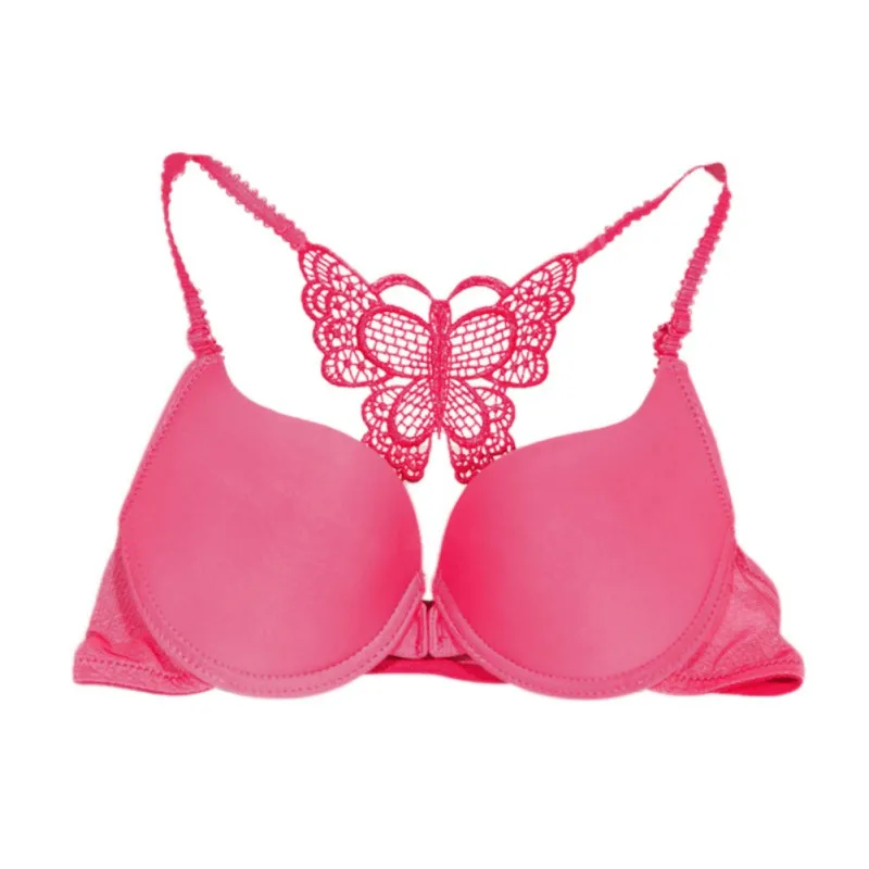 

1pc Women Bra Sexy Lingerie Solid Seamless Push Up Front Closure Smooth Bras Back Women Underwear New Arrival