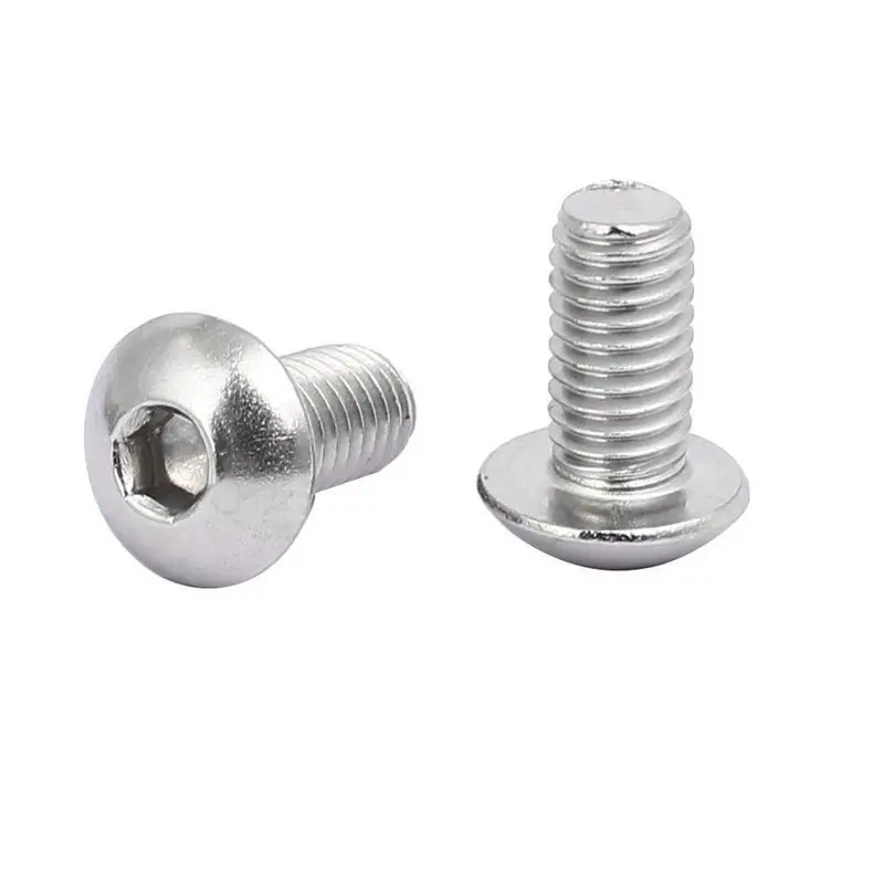 

80pcs M5x10mm Stainless Steel Button Head Hex Socket Cap Screws Bolts