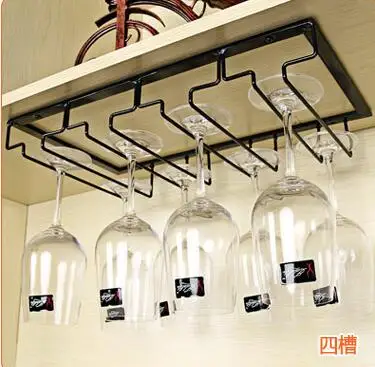 Metal Iron Wine Gl Holder Rack Wall Mounted Hanger Metal Iron Wine Gl Holder Rack Wall Mounted Hanger Under Cabinet Cup In Storage Holders Racks From Home Garden On