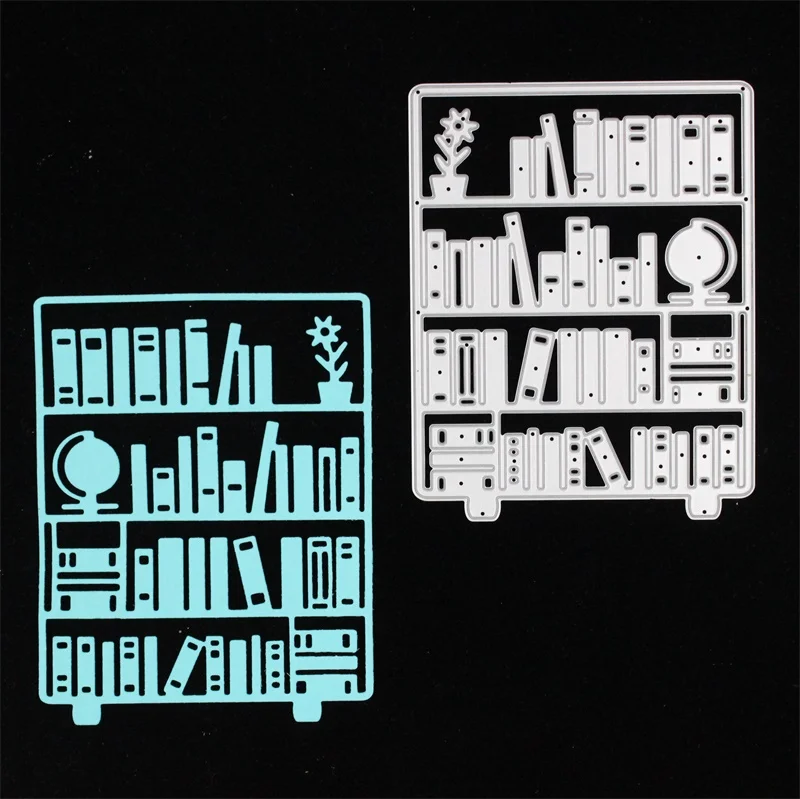 

KSCRAFT Bookshelf Metal Cutting Dies Stencils for DIY Scrapbooking/photo album Decorative Embossing DIY Paper Cards
