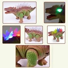 Электрический интерактивные игрушки для детей интерактивный свет до динозавров электронные шагающий робот Ревущие интерактивная игрушка в виде динозавра F425