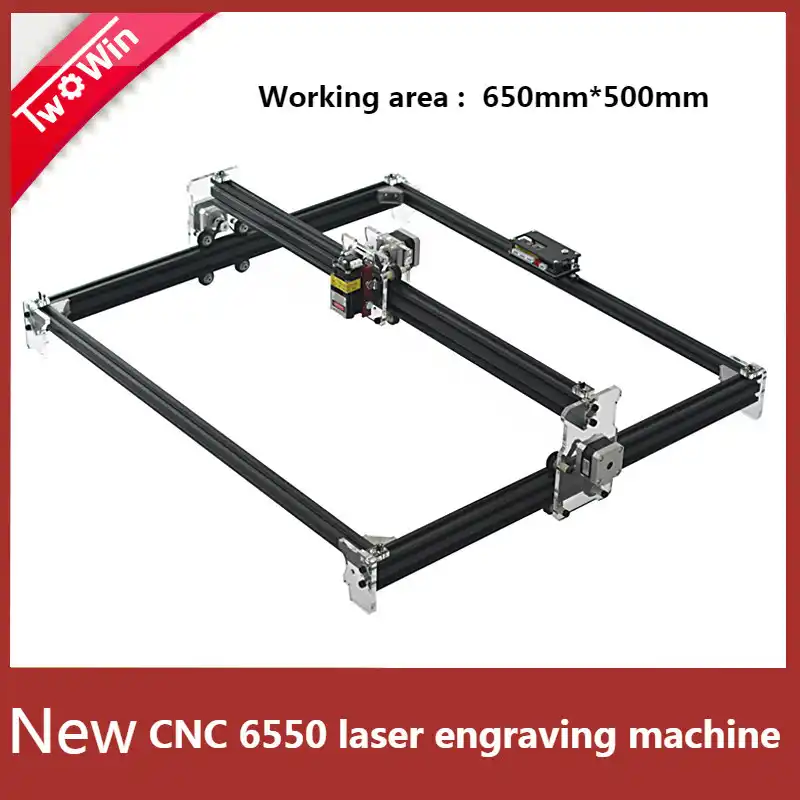 Cnc 6550 Laser Engraving Machine 10w Laser Cutting Machine Laser Engraver Big Working Area 65 50cm With Adjustable Laser Power Wood Routers Aliexpress