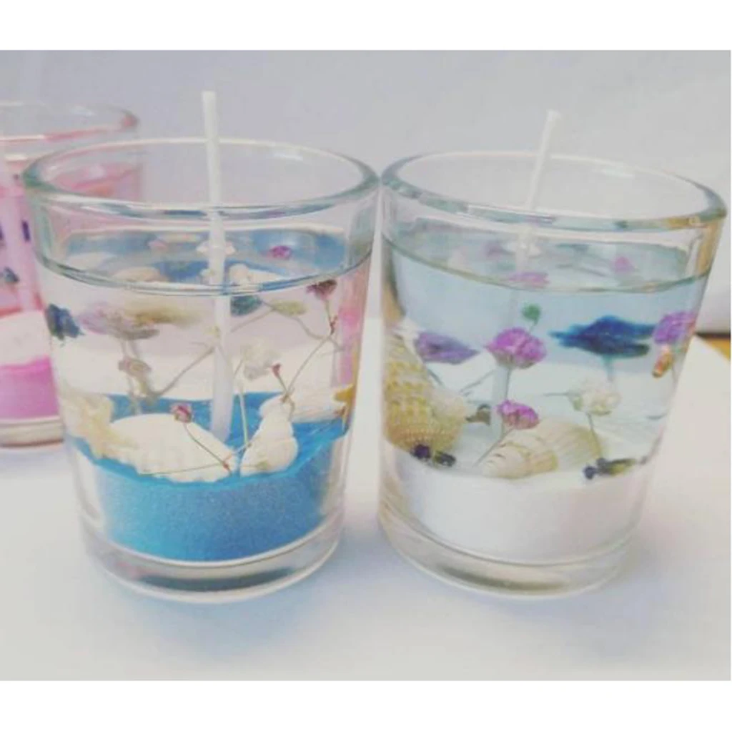 100g Jelly Wax Candles Handmade DIY Material Transparent Gel Candles Craft Gift  Making Supplies Skin Packing