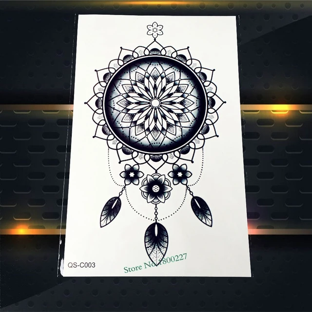 1PC Waterproof Large Dreamcatcher Tattoo Women Body Art Temporary Tattoo Stickers On Back Henna Flower Arm Tatoo Dream Catcher 1PC Waterproof Large Dreamcatcher Tattoo Women Body Art Temporary Tattoo Stickers On Back Henna Flower Arm Tatoo Dream Catcher