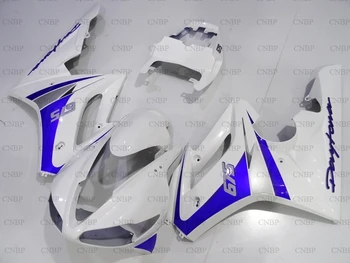 

for Triumph 675 2009 - 2012 Body Kits Daytona 2010 Abs Fairing for Triumph 675 09 10 Blue White Fairings