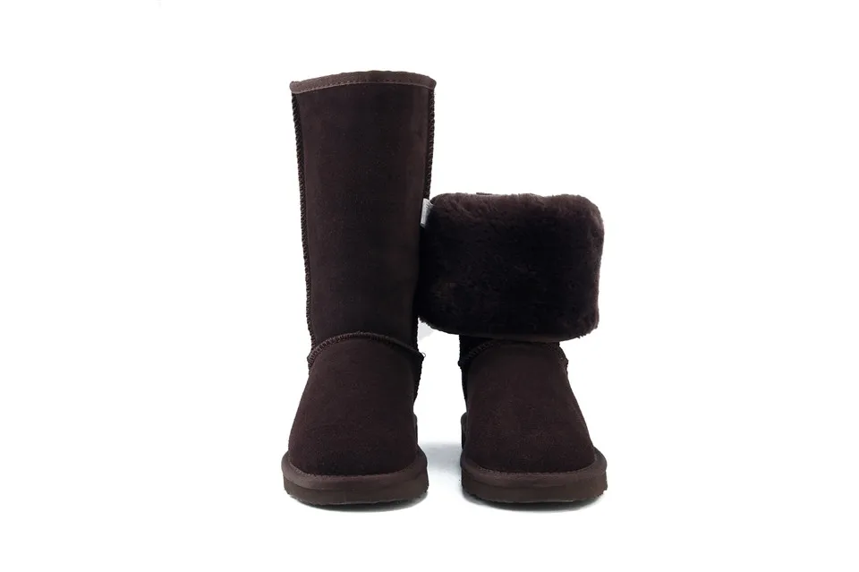 MBR FORCE/Классическая Женская обувь в австралийском стиле; высококачественные водонепроницаемые зимние ботинки из натуральной кожи; зимние ботинки на меху; теплые женские ботинки