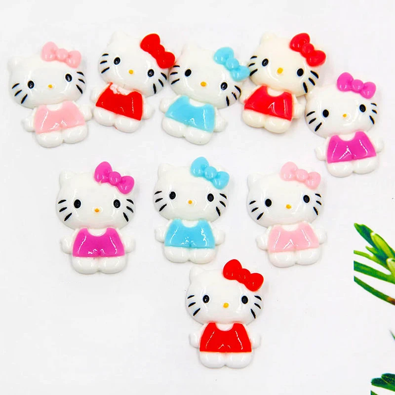 10 шт. миниатюрный Diy полимерный кролик Kitty медведь животное кристалл