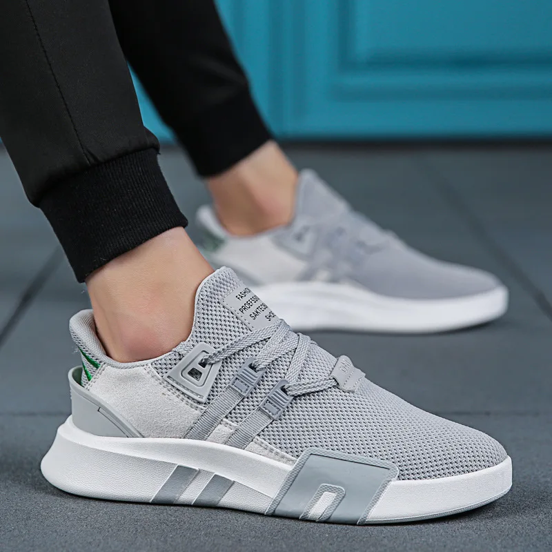 

Summer flying woven mesh casual 2019 men's shoes thick bottom comfortable breathable wear-resistant non-slip men's shoes