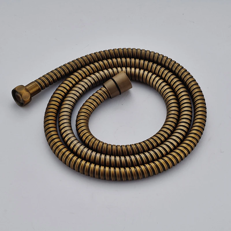 

Free Shipping Antique Brass Flexible Handheld Shower Hose 59 Inches