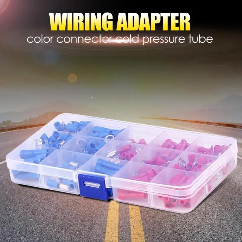 

200/280 PCS Electrical Cable Wiring Connector Insulated Cold-pressed Terminals