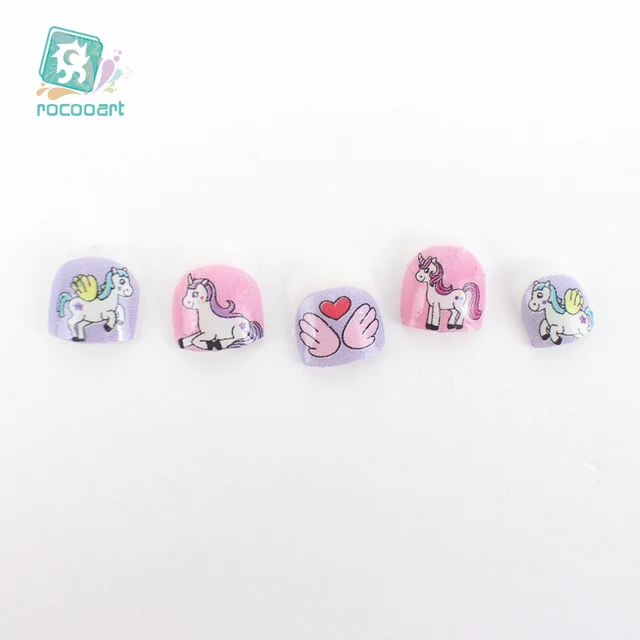 Nail Stickers For Kids Cartoon Nail Wraps Cute Foil Nail Art Child