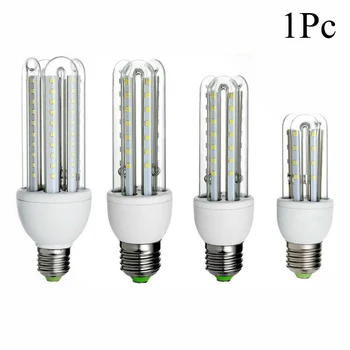 

1xEnergy Saving Light SMD2835 E27 LED 3w 5w 7w 9w 12w 16w Corn Bulb AC85-265V U Shape High Luminous Spotlight 110V 220V LED lamp