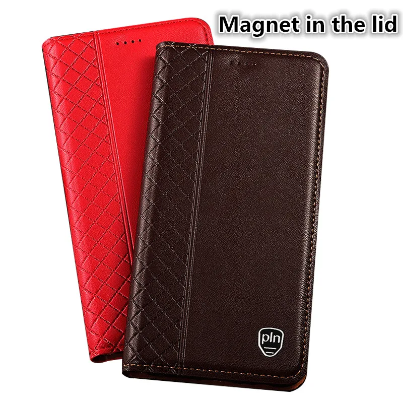 LS14 Genuine Leather flip case with card holder for font b OnePlus b font font b