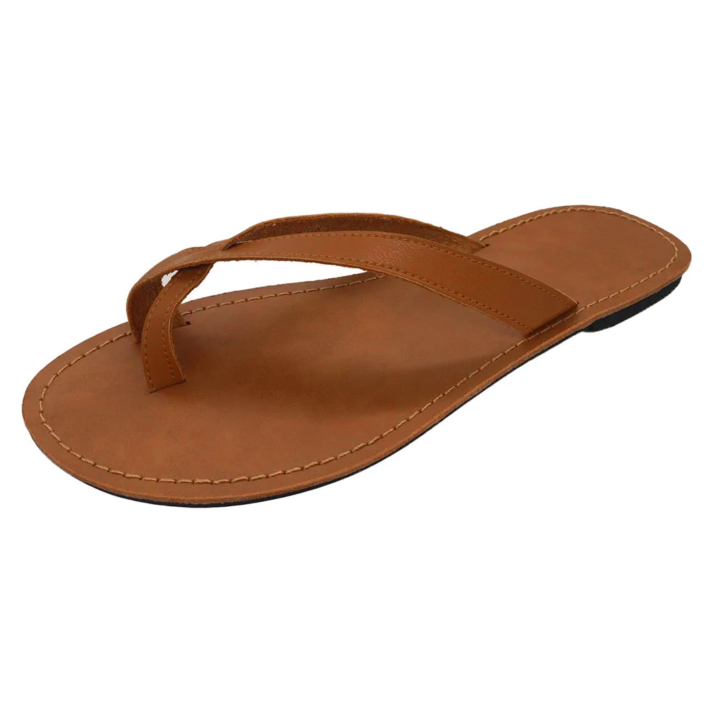 

women's sandals 2019 new sandales femme free nouveau Fashion Retro Solid Color Beach Shoes Casual Zapatos de mujer de moda #5Z