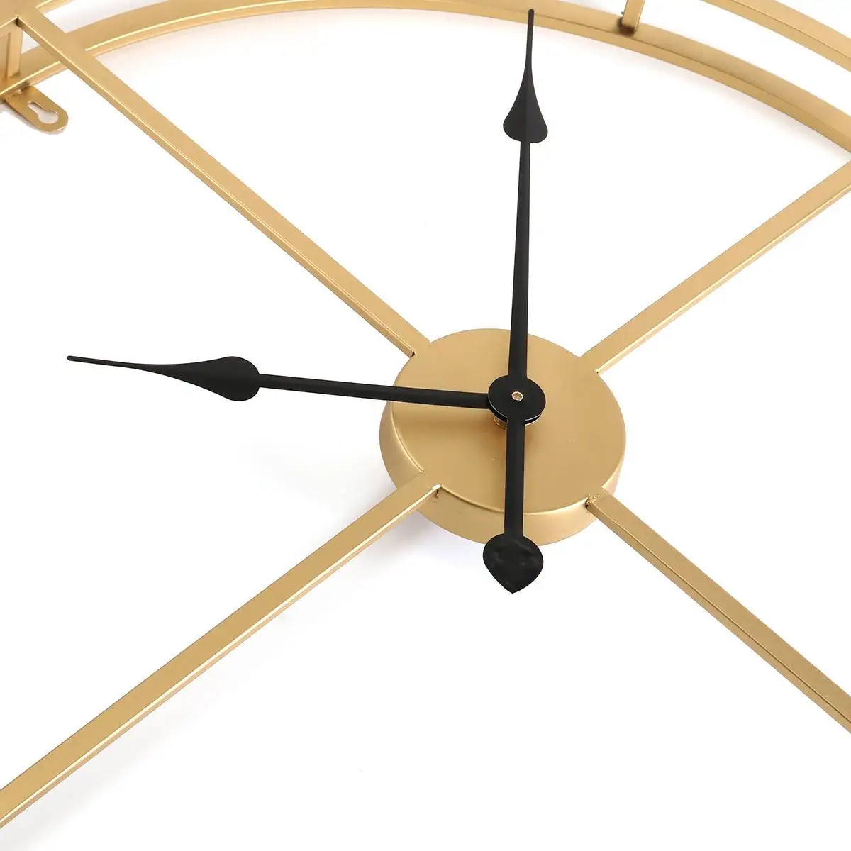 50/60 см Большой Металл в стиле кантри настенные часы с двойным Слои железный каркас немой для Современный домашний декор для гостиной комнаты, отеля декора подарки