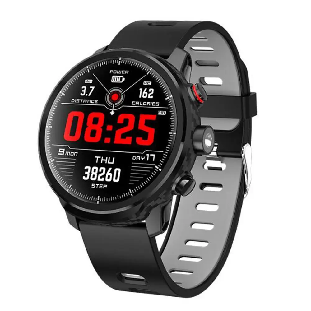 

L5 1.3 Inch Screen IP68 Waterproof Smart Watch Heart Rate Blood Pressure Blood Oxygen Monitor Fitness Tracker Smart Wristband