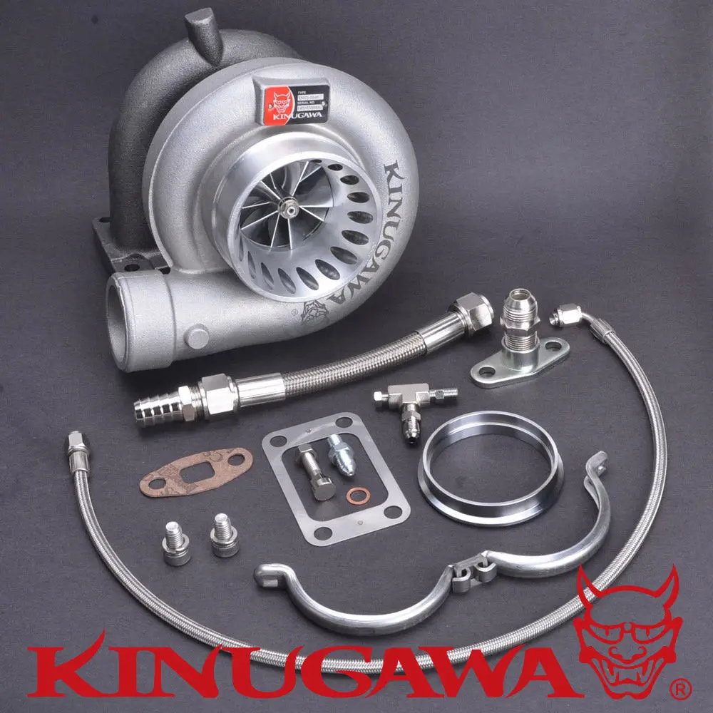 Kinugawa заготовка Турбокомпрессор " TD06H TE06H w/для Garrett T04R колеса T3 12 см 650HP